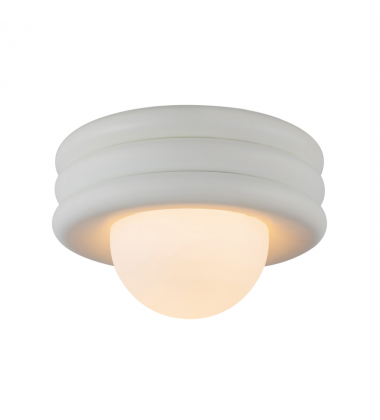 SF426012AW-Harvey 12-in Antique White Socket Semi-Flush Mount SF426012AW-Harvey 12-in Antique White Socket Semi-Flush Mount