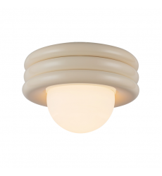 SF426012PW-Harvey 12-in Pearl White Socket Semi-Flush Mount