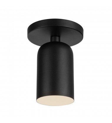  SF57704-BK-Nola 4-in Black 1 Light Semi-Flush