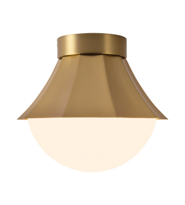 SF595211BGOP-Shelton 12-in Gold Semi-Flush Mount SF595211BGOP-Shelton 12-in Gold Semi-Flush Mount