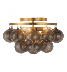 SF654318BGSM-Faye 18-in Gold Semi-Flush Mount