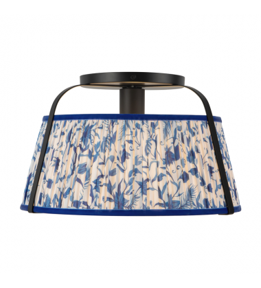 SF675213MBBL-Scout 13-in Black Semi-Flush Mount