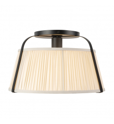 SF675213MBWL-Scout 13-in Black Semi-Flush Mount