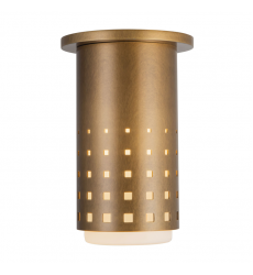 SF70807-VB-Astoria 5-in Brass Semi-Flush Mount