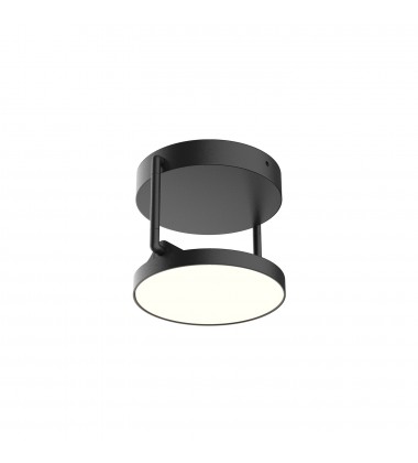  SF72205-BK-Novel 5-in Black LED Semi Flush Mount