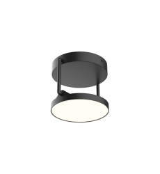 SF72205-BK-UNV-Novel 5-in Black LED Semi Flush Mount