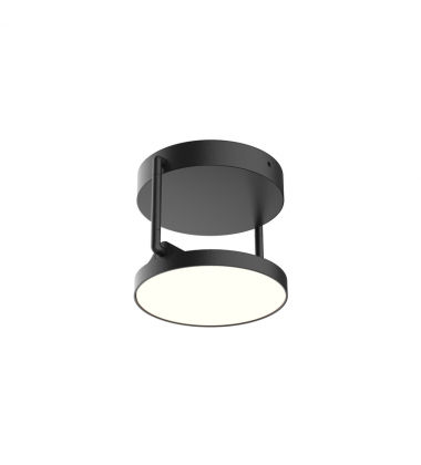 SF72205-BK-UNV-Novel 5-in Black LED Semi Flush Mount