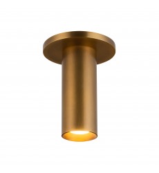  SF90406-VB-Mason 6-in Vintage Brass LED Semi-Flush