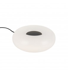  TL12409-BK/OP-Nimbus 8-in Black/Opal Glass LED Table Lamp