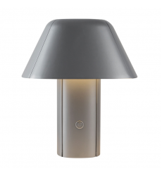 TL21509-SPC-Folio 10-in Silver dimmable LED Table Lamp