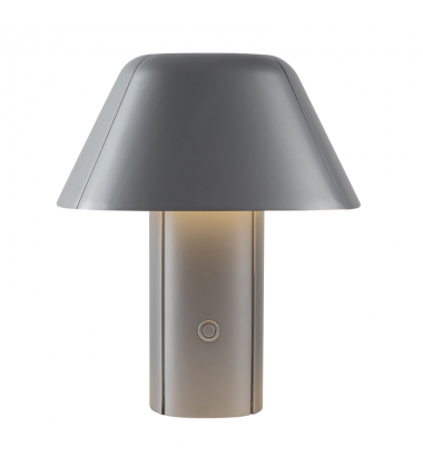 TL21509-SPC-Folio 10-in Silver dimmable LED Table Lamp