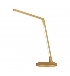  TL25517-BG-Miter 17-in Brushed Gold LED Table Lamp