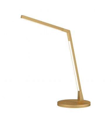  TL25517-BG-Miter 17-in Brushed Gold LED Table Lamp
