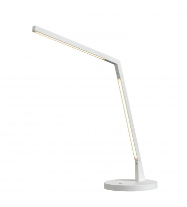  TL25517-WH-Miter 17-in White LED Table Lamp