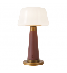 TL314106BGD-Clemence 11-in Red dimmable LED Table Lamp