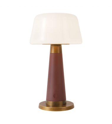 TL314106BGD-Clemence 11-in Red dimmable LED Table Lamp