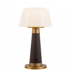 TL314106EVL-Clemence 11-in Brown dimmable LED Table Lamp