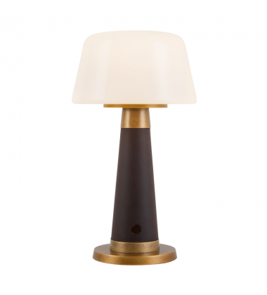TL314106EVL-Clemence 11-in Brown dimmable LED Table Lamp
