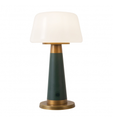TL314106PGN-Clemence 11-in Green dimmable LED Table Lamp