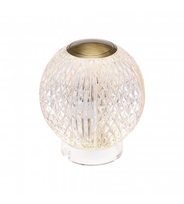  TL321904NB-Marni 4-in Natural Brass LED Table Lamp