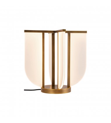  TL336815VB-Anders 16-in Vintage Brass LED Table Lamp