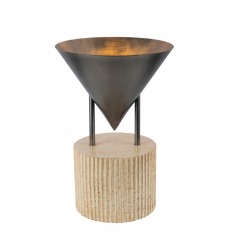TL341015STA-Versus 15-in Aged Steel Table Lamp