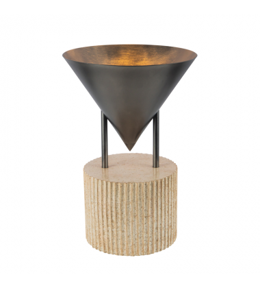 TL341015STA-Versus 15-in Aged Steel Table Lamp TL341015STA-Versus 15-in Aged Steel Table Lamp
