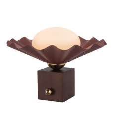 TL354012BGD-Furrow 9-in Red Table Lamp