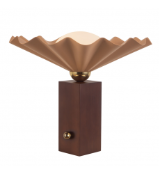 TL354116PEC-Furrow 14-in Red Table Lamp