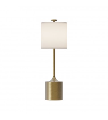  TL418726BGIL-Issa 26-in Brushed Gold/Ivory Linen 1 Light Table Lamp