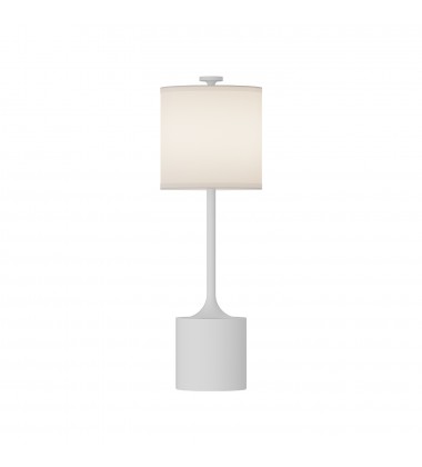  TL418726WHIL-Issa 26-in White/Ivory Linen 1 Light Table Lamp