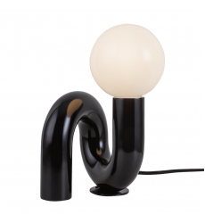 TL420107GBK-Sadie 6-in Glossy Black Socket Table Lamp