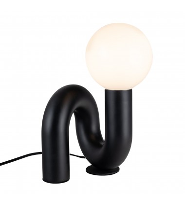  TL420107MB-Sadie 6-in Matte Black Socket Table Lamp