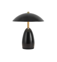 TL437409GBK-Poppy 9-in Black dimmable LED Table Lamp