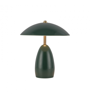 TL437409PGN-Poppy 9-in Pine Green LED Table Lamp