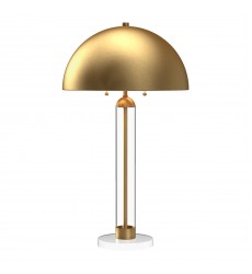  TL565019BG-Margaux 18-in Brushed Gold 2 Lights Table Lamp