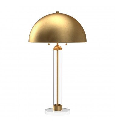  TL565019BG-Margaux 18-in Brushed Gold 2 Lights Table Lamp