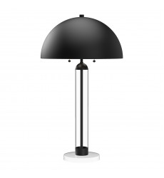  TL565019MB-Margaux 18-in Matte Black 2 Lights Table Lamp
