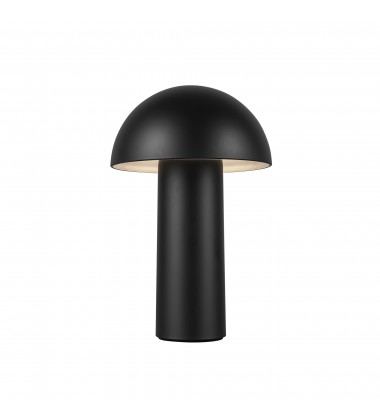  TL65210-BK-Setas 6-in Black LED Table Lamp