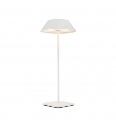  TL66714-WH-Pela 6-in White LED Table Lamp