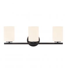 VL0712722BK-Ezra 22-in Black dimmable Bathroom Vanity Light VL0712722BK-Ezra 22-in Black dimmable Bathroom Vanity Light