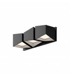  VL31218-BK/WH-Cubix 18-in Black/White LED Vanity