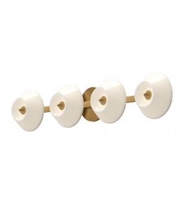  VL45730-BG/GO-Holt 30-in Brushed Gold/Glossy Opal Glass LED Vanity