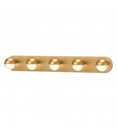  VL47337-BG-Pluto 37-in Brushed Gold LED Vanity
