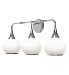  VL524326CHOP-Hazel 26-in Chrome/Opal Matte Glass 3 Lights Vanity