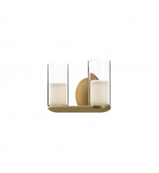  VL53511-BG/CL-Birch 11-in Brushed Gold/Clear LED Vanity