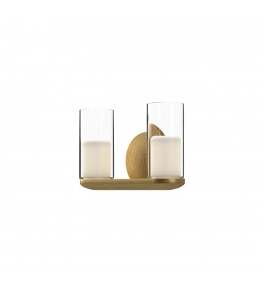  VL53511-BG/CL-Birch 11-in Brushed Gold/Clear LED Vanity