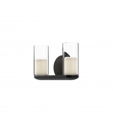  VL53511-BK/CL-Birch 11-in Black/Clear LED Vanity