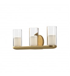  VL53519-BG/CL-Birch 19-in Brushed Gold/Clear LED Vanity