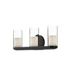  VL53519-BK/CL-Birch 19-in Black/Clear LED Vanity